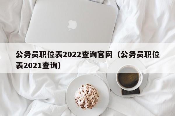 公务员职位表2022查询官网（公务员职位表2021查询）