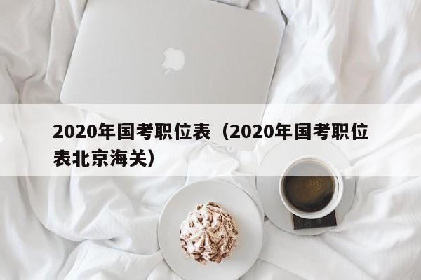 2020年国考职位表（2020年国考职位表北京海关）