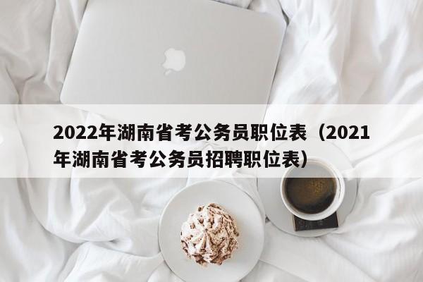 2022年湖南省考公务员职位表（2021年湖南省考公务员招聘职位表）